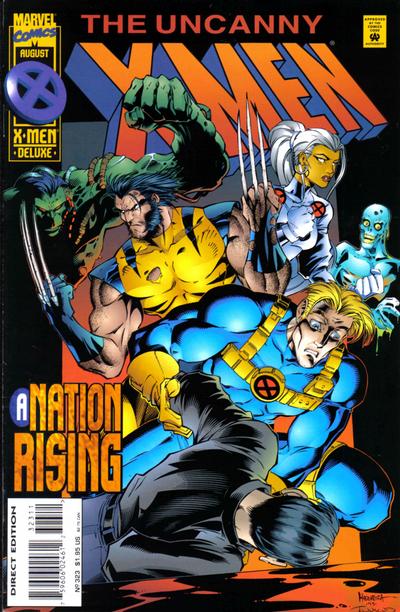 The Uncanny X-Men 1981 #323 Direct Deluxe Edition - back issue - $4.00