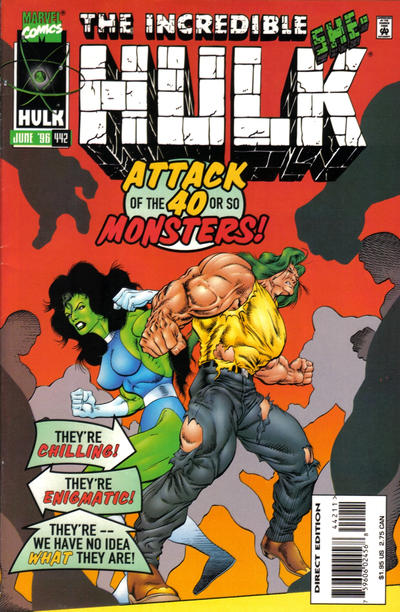 The Incredible Hulk 1968 #442 Direct Edition - 8.5 - $4.00