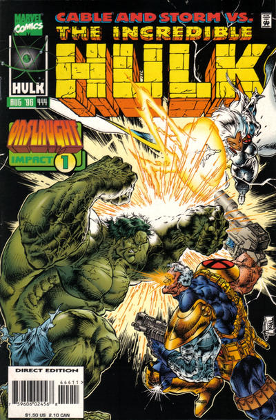 The Incredible Hulk 1968 #444 Direct Edition - 7.0 - $3.50