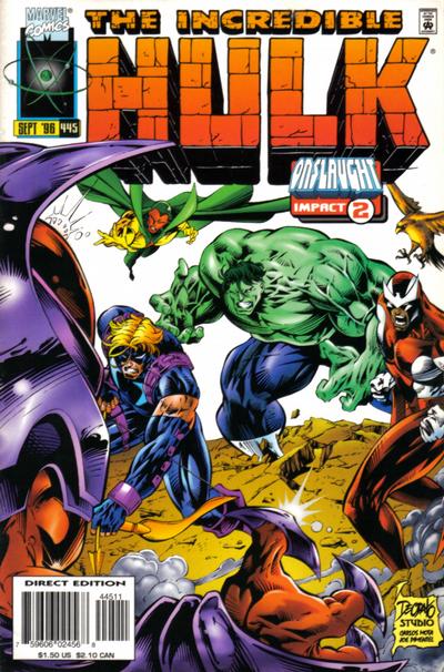 The Incredible Hulk 1968 #445 Direct Edition - back issue - $3.75