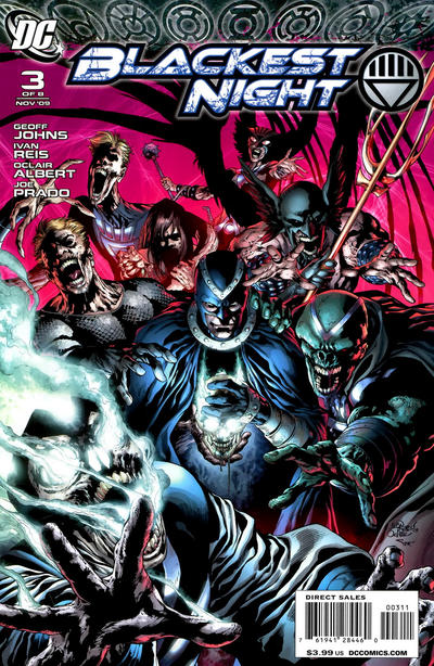 Blackest Night 2009 #3 Ivan Reis / Oclair Albert Cover - back issue - $3.00