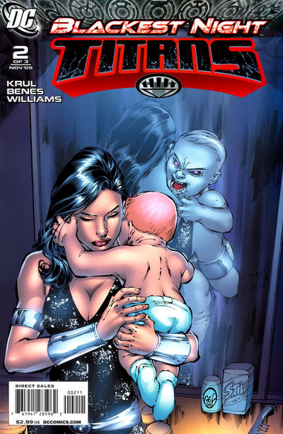 Blackest Night: Titans 2009 #2 Ed Benes / Rob Hunter Cover - back issue - $1.75