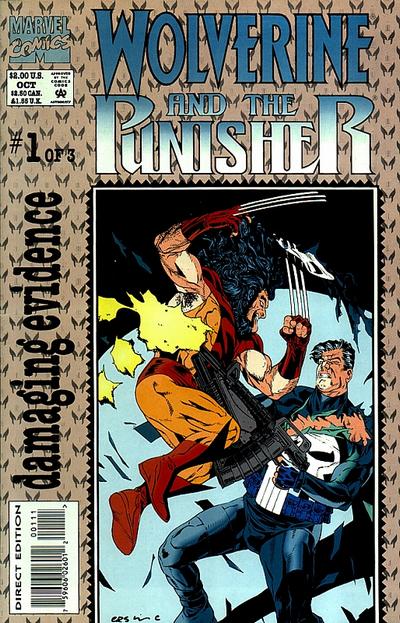 Wolverine and the Punisher: Damaging Evidence 1993 #1 Direct Edition - back issue - $5.00