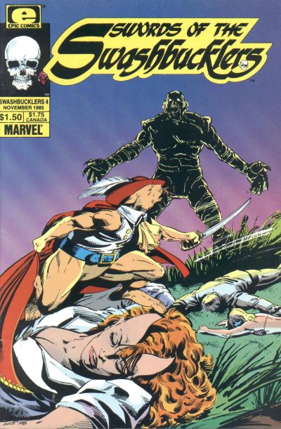 Swords of the Swashbucklers 1985 #4 - back issue - $4.00