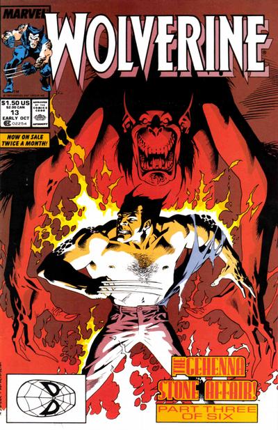 Wolverine 1988 #13 Direct ed. - 9.2 - $10.00
