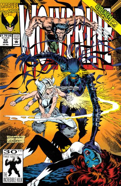 Wolverine 1988 #52 Direct ed. - back issue - $3.50