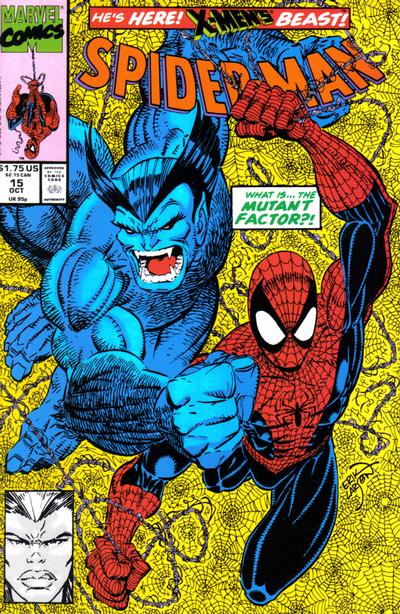 Spider-Man 1990 #15 Direct ed. - back issue - $5.00