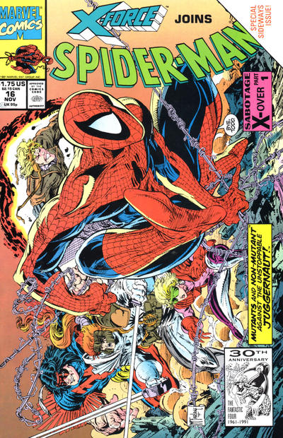 Spider-Man 1990 #16 Direct ed. - back issue - $3.50