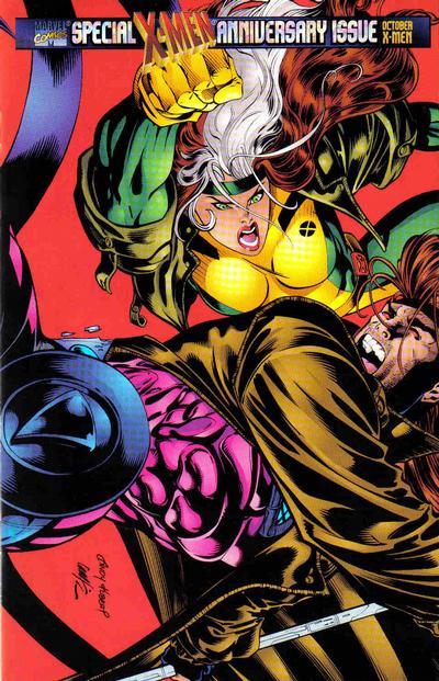 X-Men 1991 #45 Direct Edition - Prismatic Foil Cover - back issue - $6.00