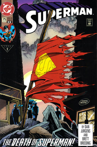 Superman 1987 #75 Second Printing - back issue - $5.00