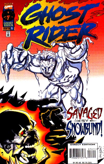 Ghost Rider 1990 #73 Direct Edition - back issue - $3.75