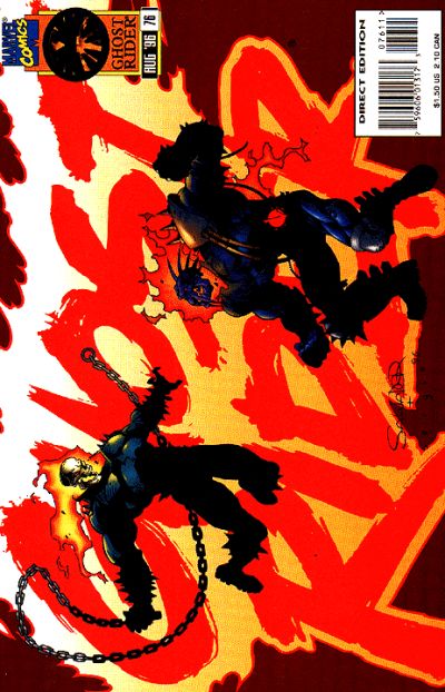 Ghost Rider 1990 #76 Direct Edition - back issue - $4.25