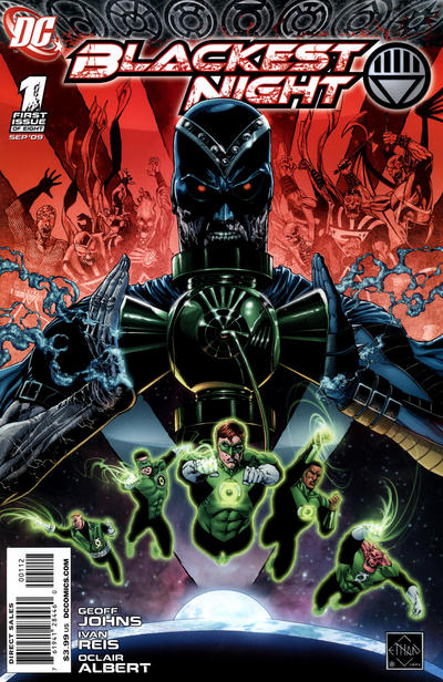 Blackest Night 2009 #1 Second Printing - back issue - $3.00