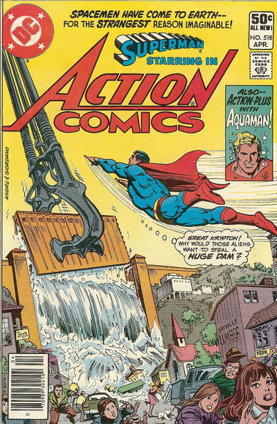 Action Comics 1938 #518 Newsstand ed. - 7.5 - $5.50