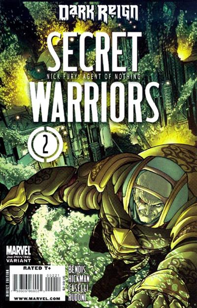 Secret Warriors 2009 #2 Variant Cover - back issue - $14.00