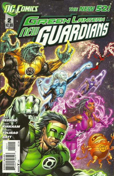 Green Lantern: New Guardians 2011 #2 Direct Sales - 6.0 - $2.50