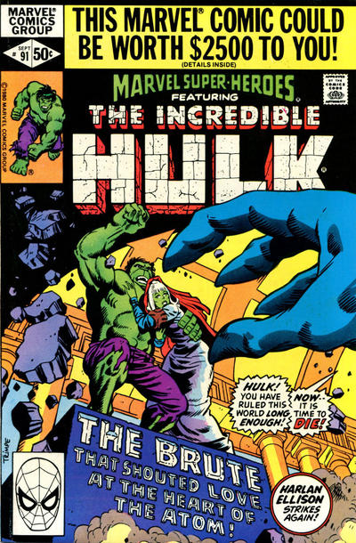 Marvel Super-Heroes 1967 #91 Direct ed. - 4.0 - $3.00