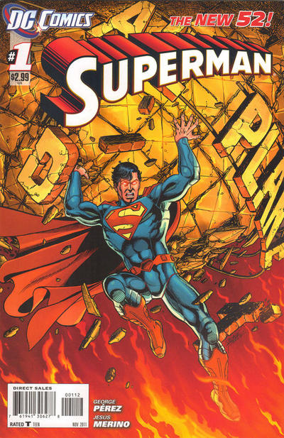 Superman 2011 #1 Second Printing - back issue - $5.00