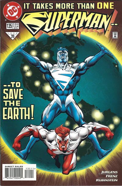 Superman 1987 #135 Direct Sales - 4.5 - $2.50