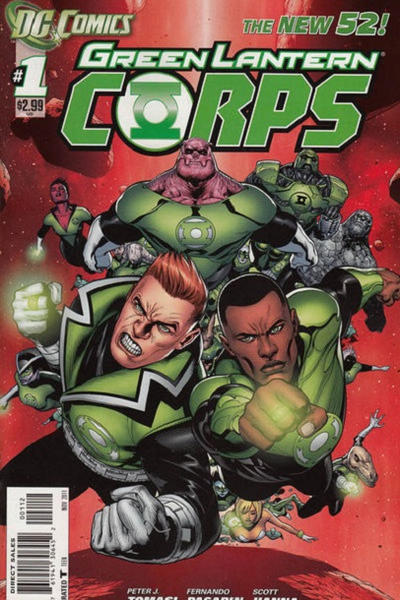 Green Lantern Corps 2011 #1 Second Printing - 6.5 - $2.50