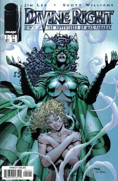 Divine Right 1997 #2 Variant Cover - back issue - $4.00