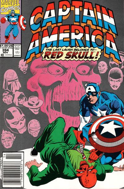 Captain America 1968 #394 Newsstand ed. - back issue - $3.00