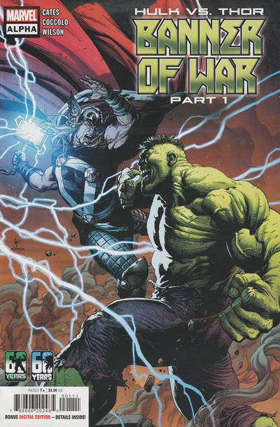 Hulk vs. Thor: Banner of War Alpha 2022 #1 - back issue - $5.25