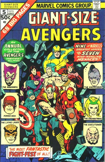 Giant-Size Avengers 1974 #5 - 1.5 - $3.25