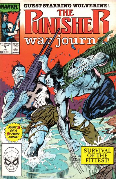 The Punisher War Journal 1988 #7 Direct ed. - back issue - $5.00