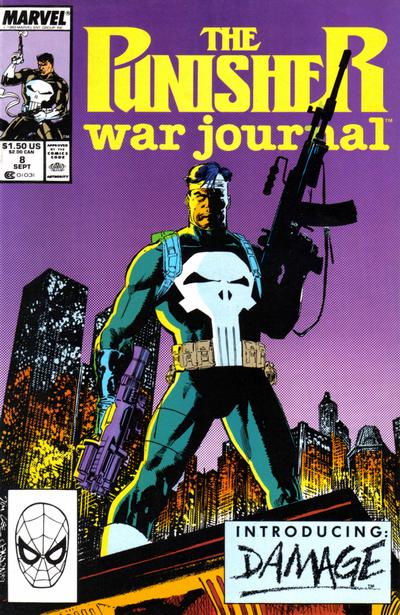 The Punisher War Journal 1988 #8 Direct ed. - back issue - $4.25