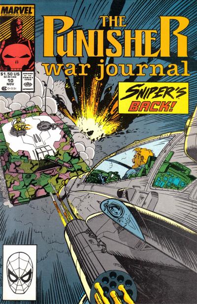 The Punisher War Journal 1988 #10 Direct ed. - back issue - $2.75