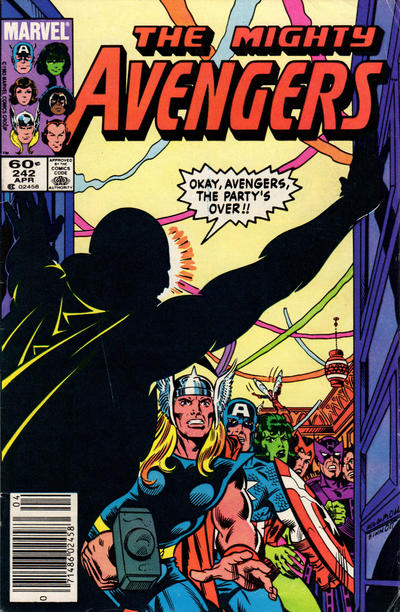 The Avengers 1963 #242 Newsstand ed. - 5.0 - $2.50